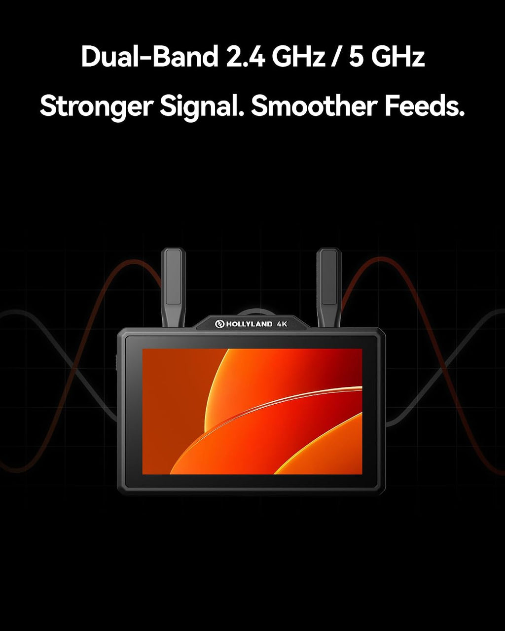 Hollyland Pyro 5 4K Wireless Video Transmitter & Receiver with 5.5" Screen