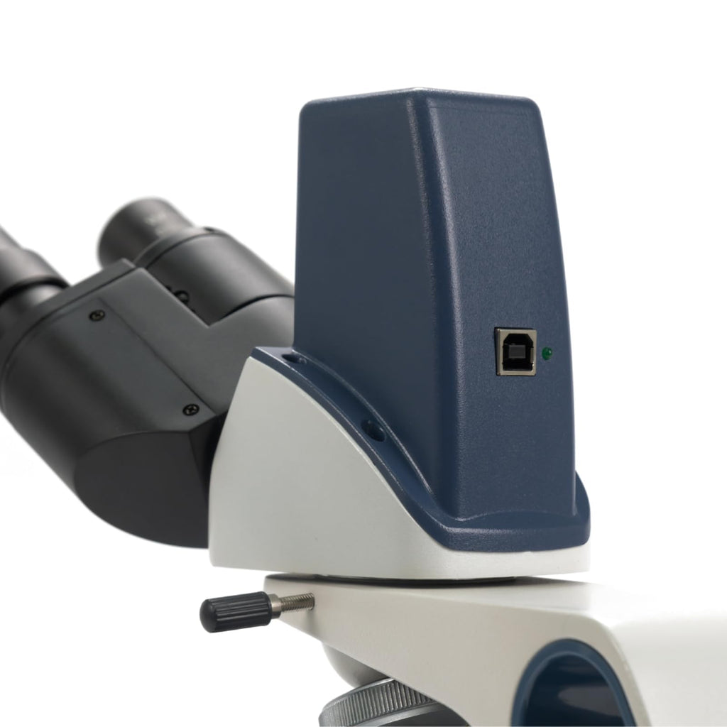 SWIFT SW380B 40X-2500X Magnification, Siedentopf Head, Research-Grade Binocular Compound Lab Microscope with Wide-Field 10X and 25X Eyepieces, Mechanical Stage, Ultra-Precise Focusing