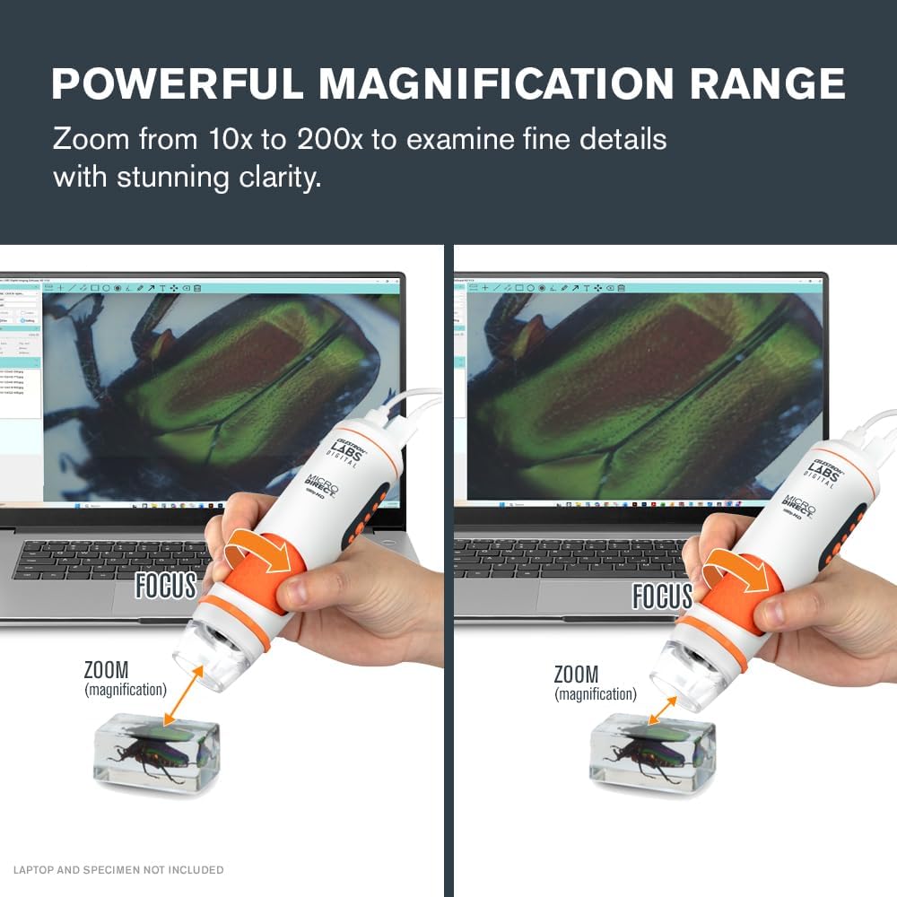 Celestron Labs Digital MicroDirect Microscope â 1080p HDMI & USB-C Output