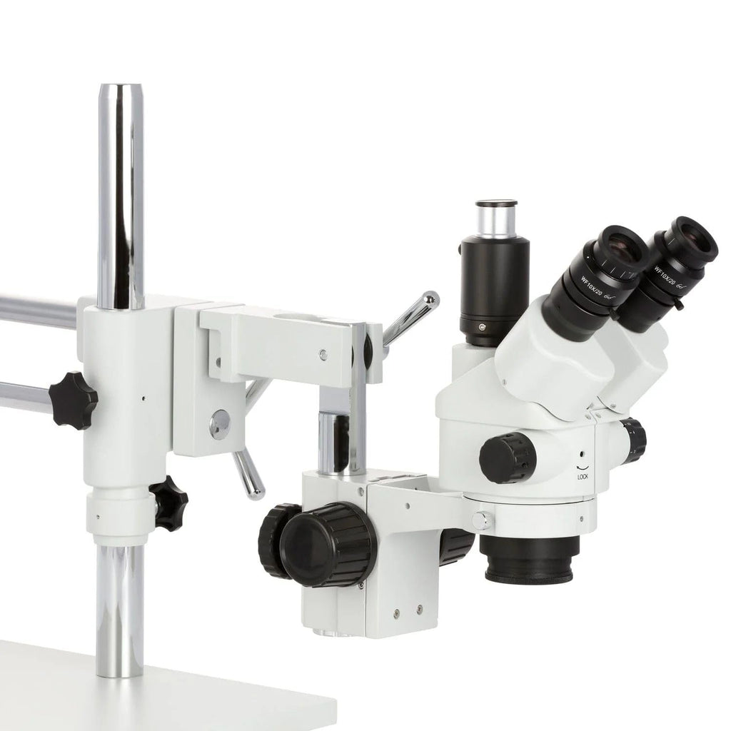 AmScope SM-4NTPX Simul-Focal Lockable Zoom Microscope, 3.5X-45X