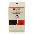 Wall Mounted Sharps Cabinet for 1.0 Quart with Lock & Key