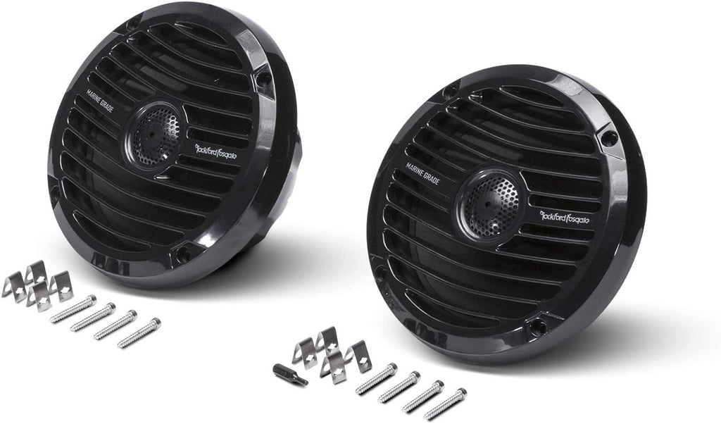 Rockford Fosgate RM1652B Marine 6.5" Full Range Speakers - Black (Pair)