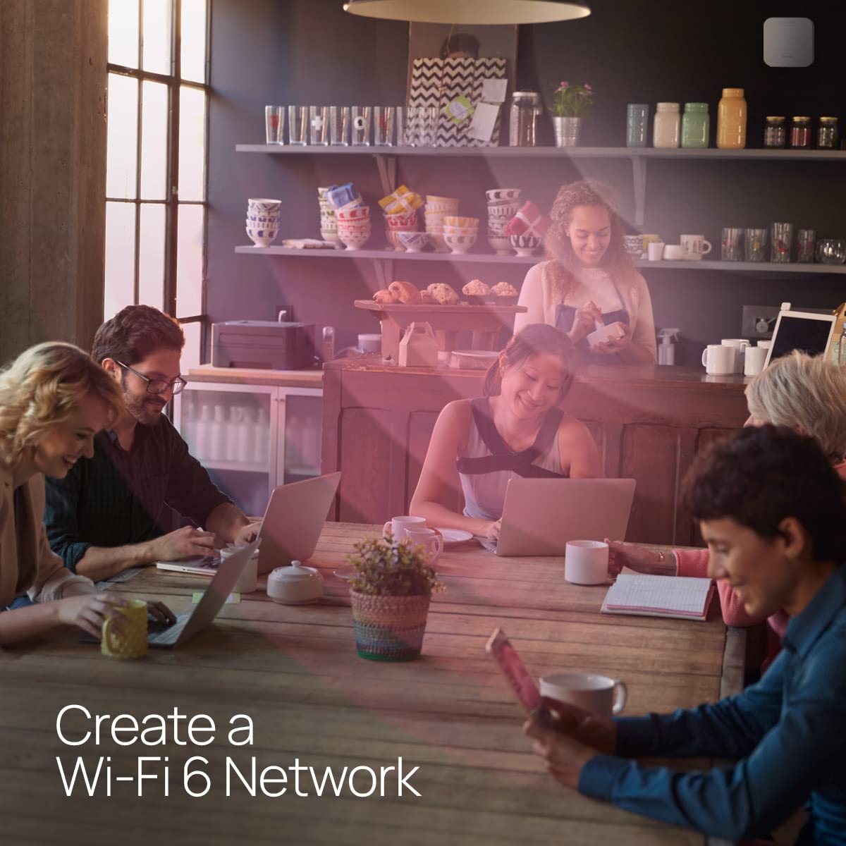 EnGenius EWS357AP WiFi 6 AX1800 2x2 Gigabit Wireless Access Point with 1Gbps Port, OFDMA, MU-MIMO, PoE+, WPA3, 1GB RAM, License-Free Management Tools (Power Adapter Not Included)