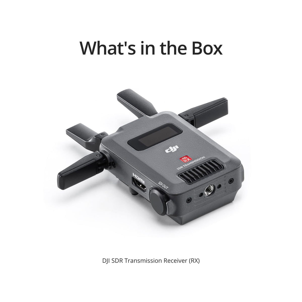 DJI SDR Transmission Combo, 3 km/10,000 ft 1080p/60fps SDR Wireless Video Transmission, Transmitter & Receiver, Stable & Anti-Interference, Wireless Video System, Strong Penetration, USB-C Monitoring