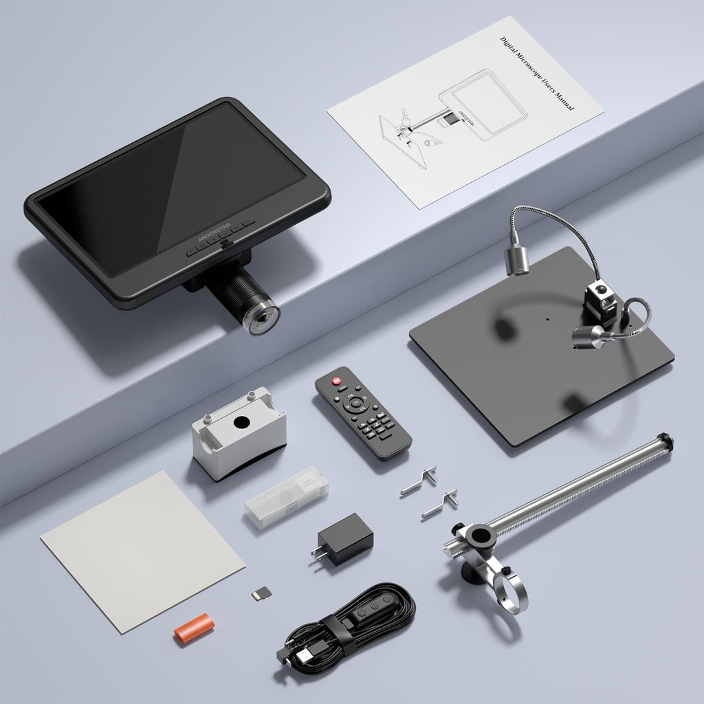 Andonstar AD109 Digital Microscope with 10.1" Screen for Soldering Repair
