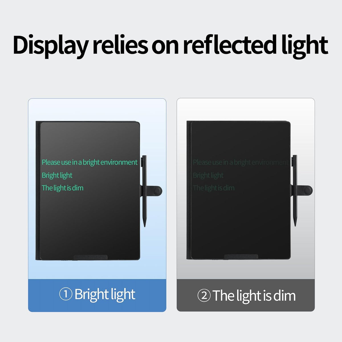 12 Inch Rechargeable LCD Writing Tablet with Cover for Adults