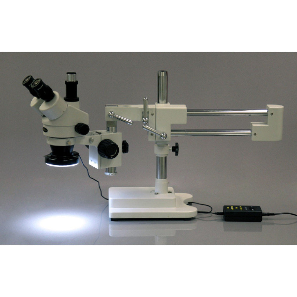 AmScope SM-4TZZ-144A-18M3 Trinocular Zoom Microscope, 18MP