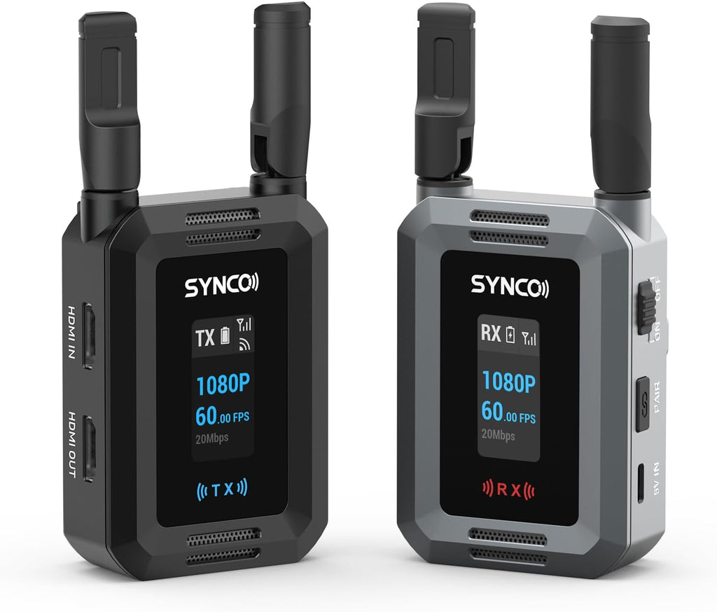 SYNCO Wireless HD Video Transmission and Receiver System Extender(1TX+1RX)