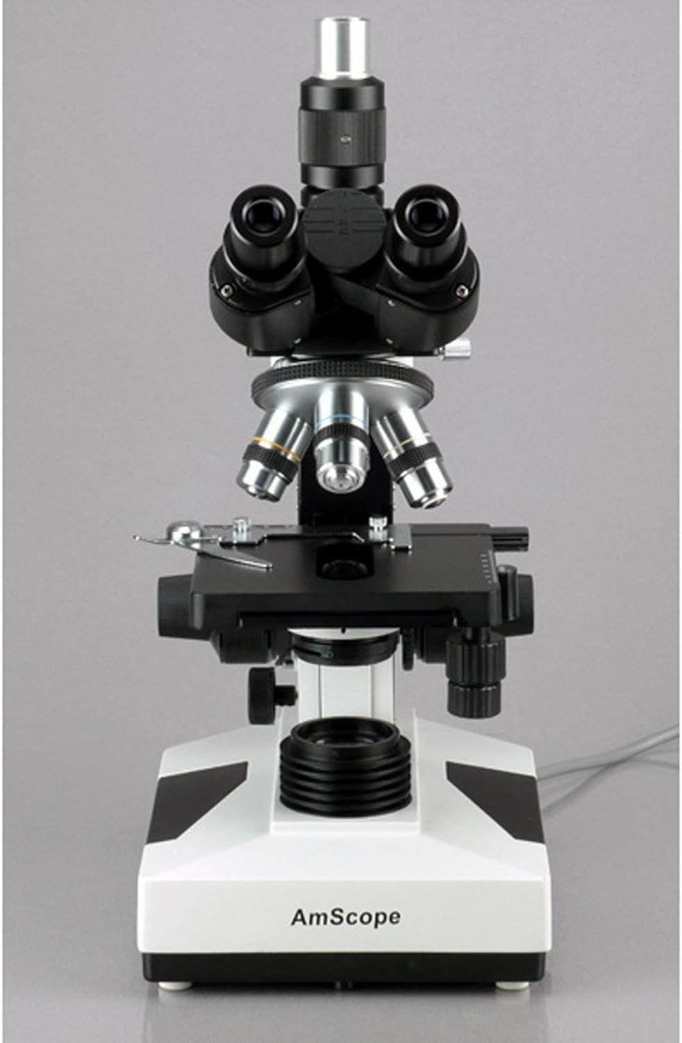 AmScope T490A-PCS Compound Trinocular Microscope, WF10x and WF16x