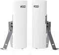 Point to Point Starlink WiFi Extender with Mount,5.8GHz 3KM 100Mbps Outdoor Long Range Network Transmission for Starlink Gen 3 Router, Starlink Mini, PTP Wireless Bridge with Mounting Bracket (2 Pack)