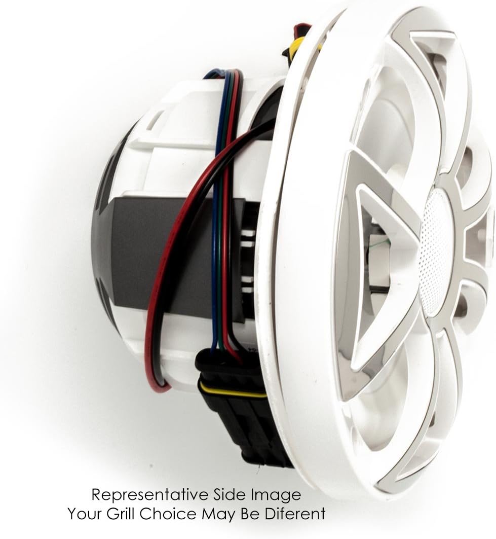 Wet Sounds (4 Pairs REVO 6-SWW 6.5 in Marine LED Coaxial Speakers