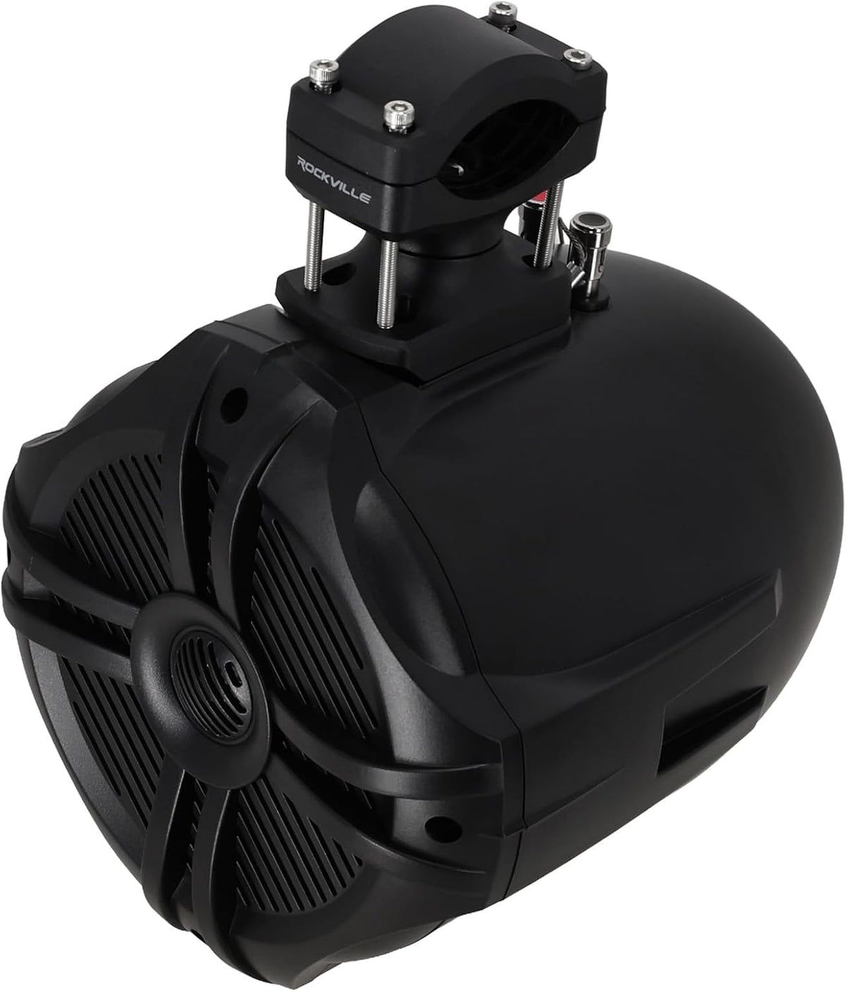 Rockville RWB70B Black 6.5" 4-Ohm Marine Wakeboard Tower Speakers Pair