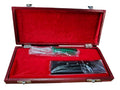 Laboratory Microtome Razor Blade Holder with Storage Case, Low Profile Design, Red Velvet Interior