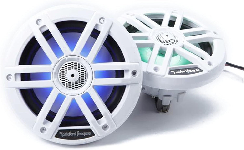 Rockford Fosgate - Two Pairs of M1-65 6.5" Marine Full Range Speakers with M5-800X4 Marine Amplifier