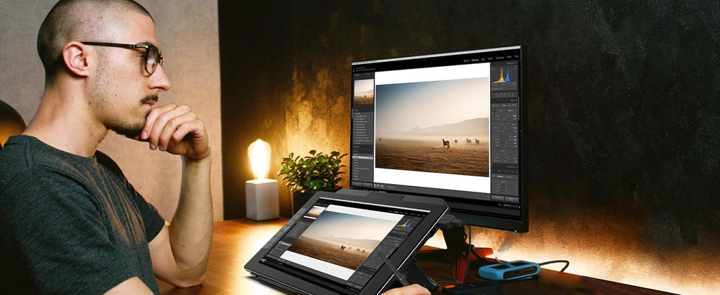 VEIKK VK1200 V3 Drawing Tablet with Screen 11.6 Inch Full Laminated Pen Display, 16384 Levels Pressure Sensitivity, with Adjustable Stand, 2 Battery-Free Pens & Glove
