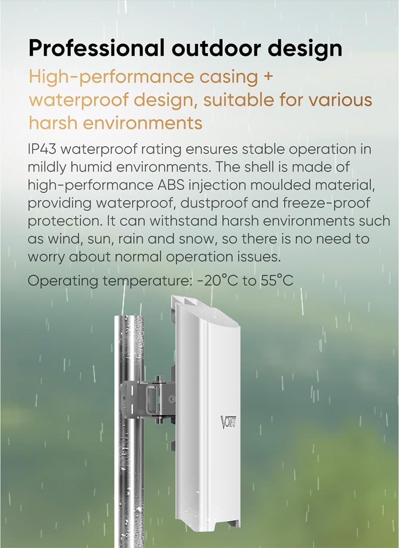 VONETS VAR1200 Industrial Gigabit Dual Band WiFi Bridge/Router 1200Mbps WiFi to Ethernet Adapter with Intelligent Fan, 3 Gigabit Port, POE, DC/USB Powered for Industrial Network Medical Device