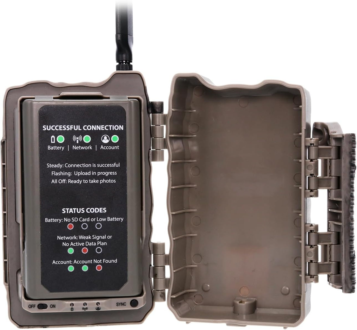 Stealth Cam Deceptor MAX 40MP 1440P QHD No-Glo LED Cellular Trail Camera