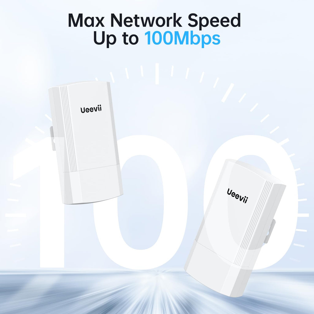 Wireless Bridge for Easy Network Expansion 5.8G 1000Mbps IP65 Waterproof