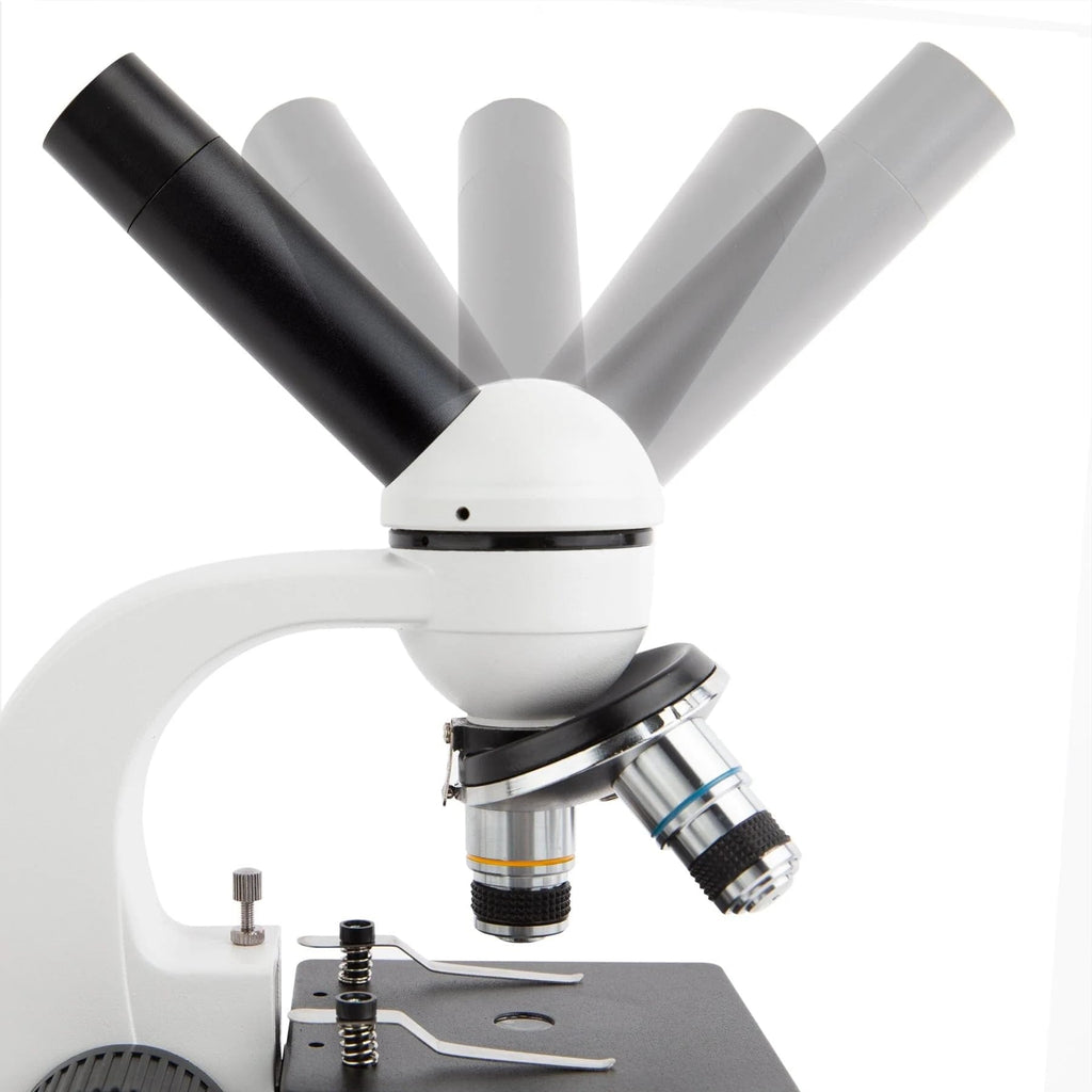 AmScope M158C-2L-E2 Compound Monocular Microscope, 2MP Camera