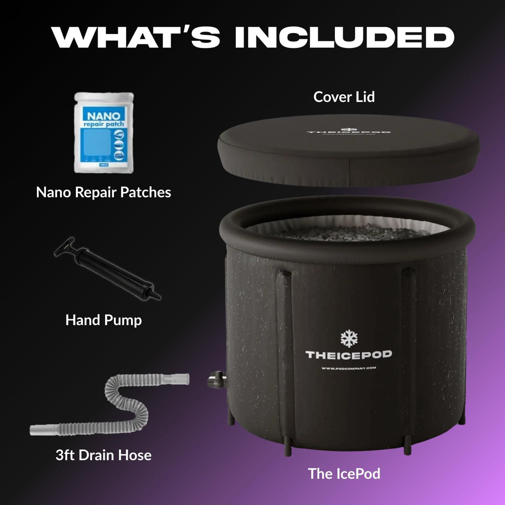 The Pod Company Standard Water Chiller â 1/3 HP â 41Â°F Cold Plunge Cooling System â Compact, Energy-Efficient, and Ideal for Daily Home Use â Compatible with Ice Pod Pro & Long Pod