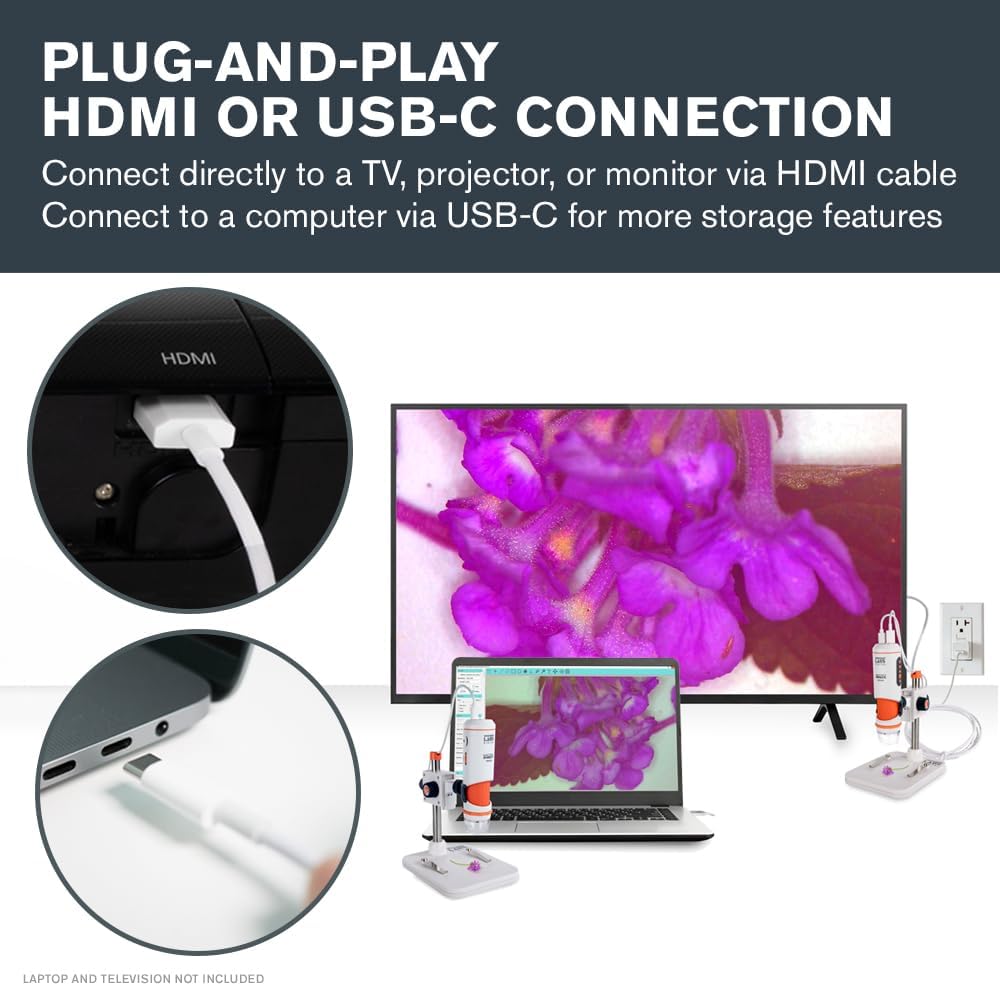 Celestron Labs Digital MicroDirect Microscope â 1080p HDMI & USB-C Output