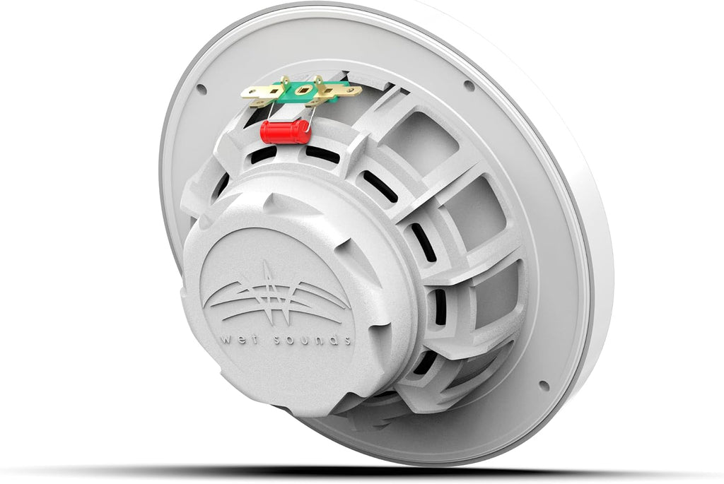 Wet Sounds | Recon 6 XW-W | High Output Component Style 6.5" Marine Coaxial Speakers with White Grille
