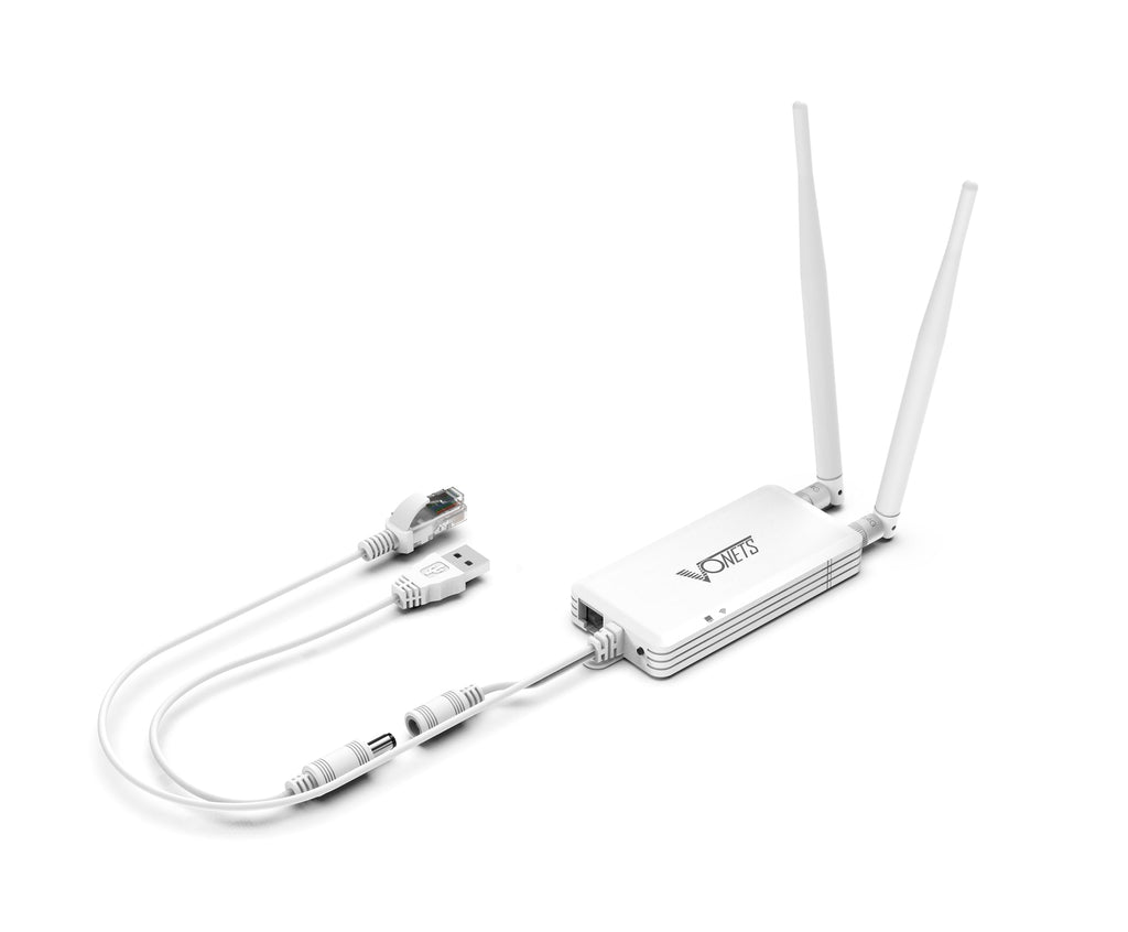 VONETS VAR1200 Industrial Gigabit Dual Band WiFi Bridge/Router 1200Mbps WiFi to Ethernet Adapter with Intelligent Fan, 3 Gigabit Port, POE, DC/USB Powered for Industrial Network Medical Device