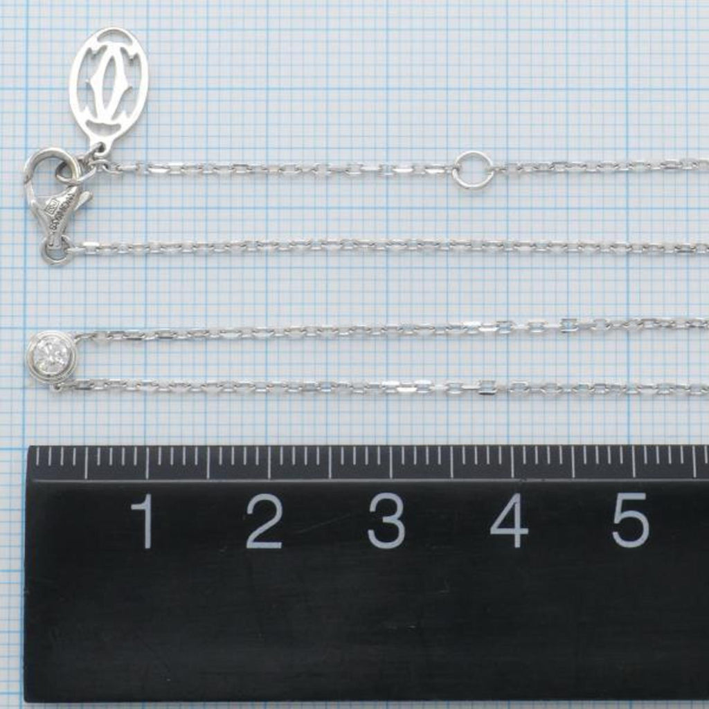 Pre-Loved Cartier D'Amour Sm K18Wg Necklace Diamond Total Weight Approx. 3.0G Approx. 41Cm Similar (Good)