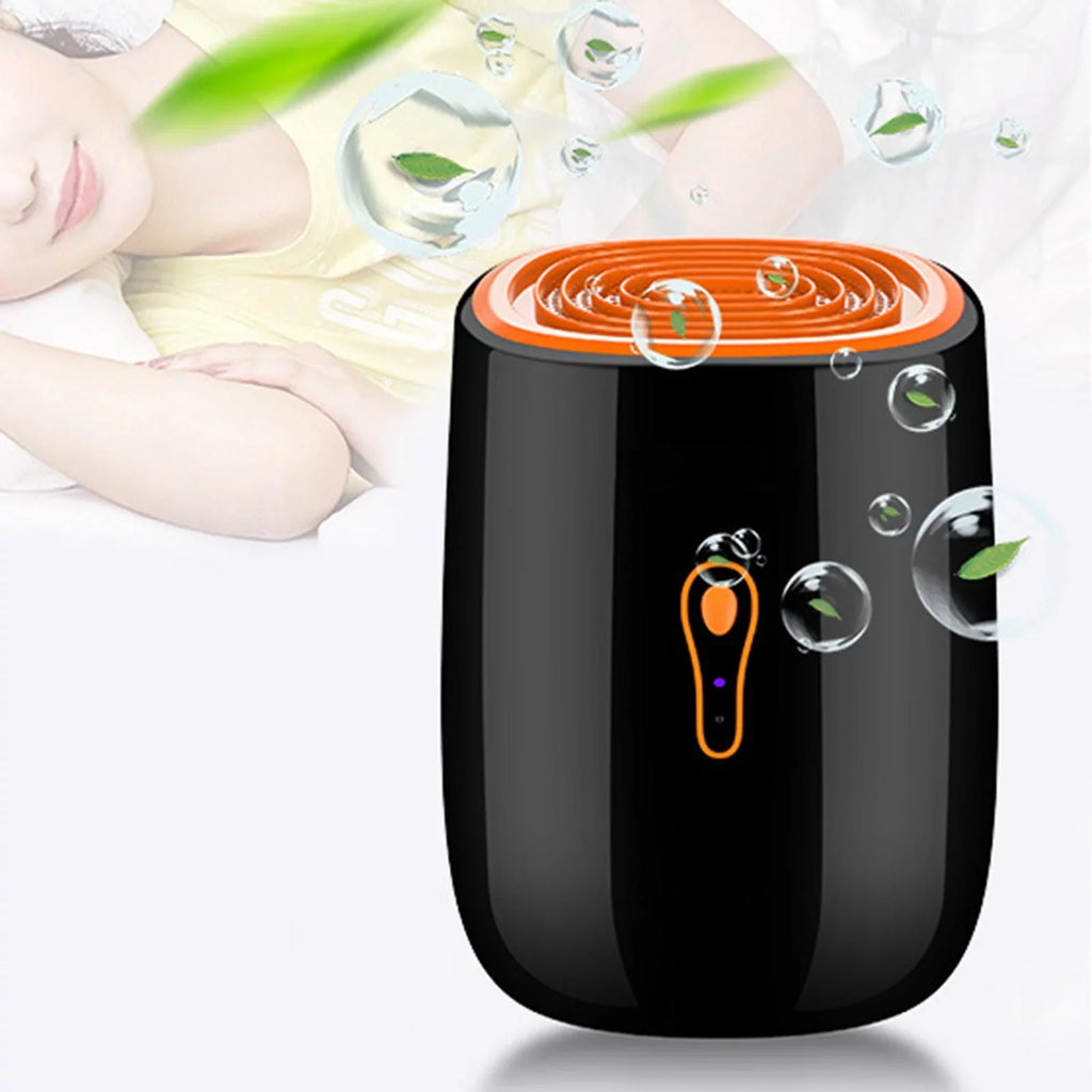 Portable Dehumidifier Air Dryer Silent Compact For Bedroom Basements Kitchen