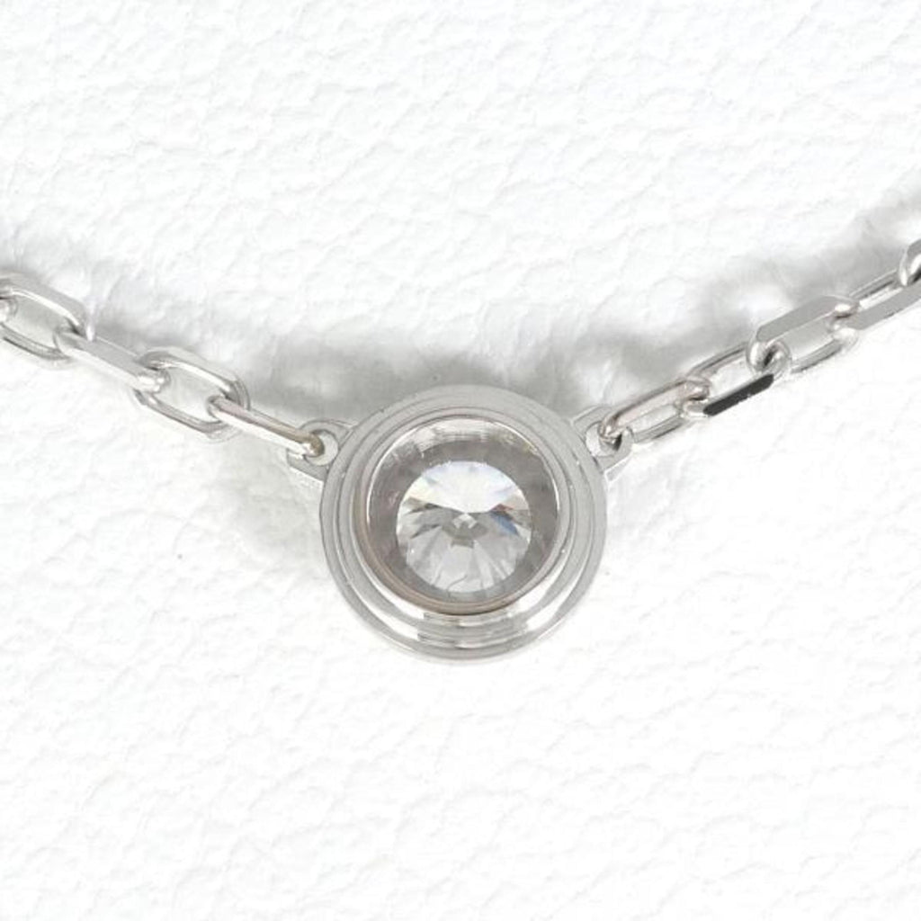 Pre-Loved Cartier D'Amour Sm K18Wg Necklace Diamond Total Weight Approx. 3.0G Approx. 41Cm Similar (Good)