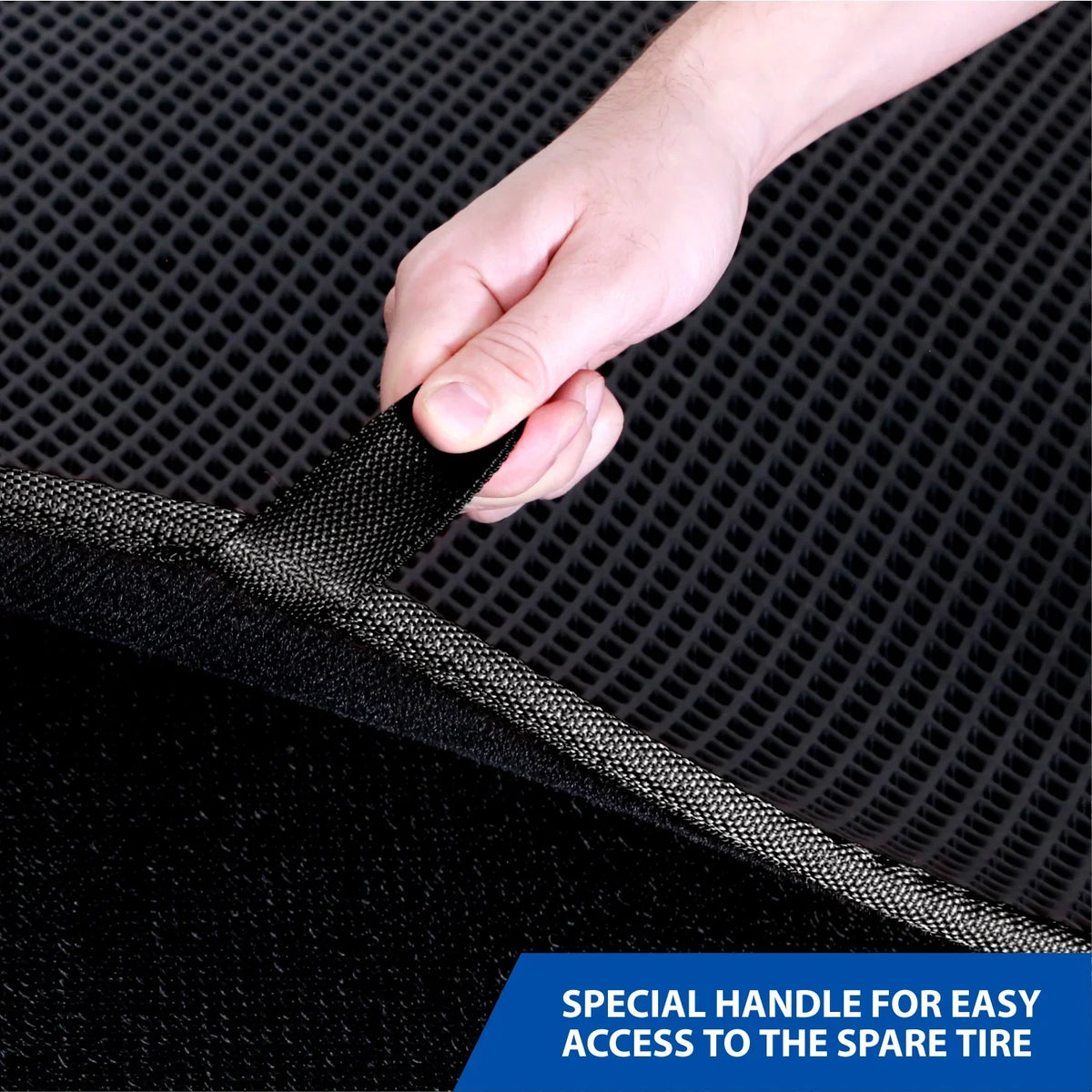Mat Jeep Shape, Luggage Wrangler Cargo Trapping Cargo Fit with Custom Anti-Slip Technology Dimond for Trunk Liner, Heavy - Liner Waterproof, Duty GY004562 - Liquid 2019-2024 Liner & - Dirt Goodyear