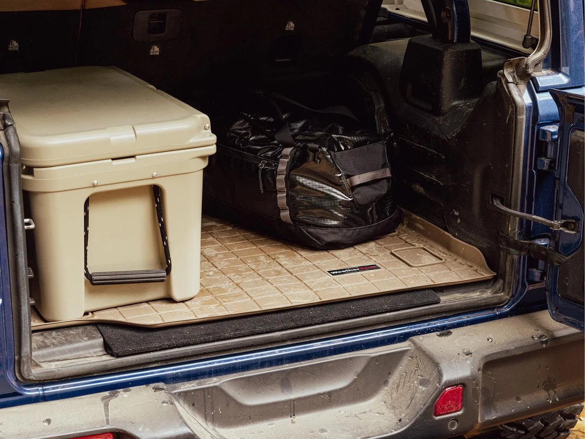 Weathertech Cargo Trunk Liner With Bumper Protector Compatible With 2019-2024 Subaru Forester - Behind 2Nd Row Seating With Bumper Protector, Grey