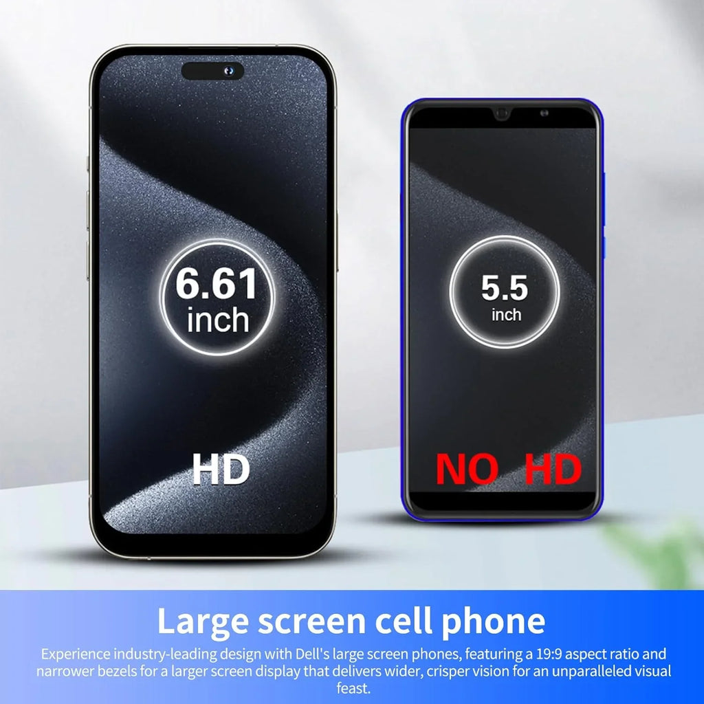 C15 Max (Black,3+32G) Pro AI Android Phone High-Definition Cell Screen Large-Capacity Battery Smartphone Phone Unlocked Support Large 3000mAh Phones Dual-SIM 6.61in Smartphones