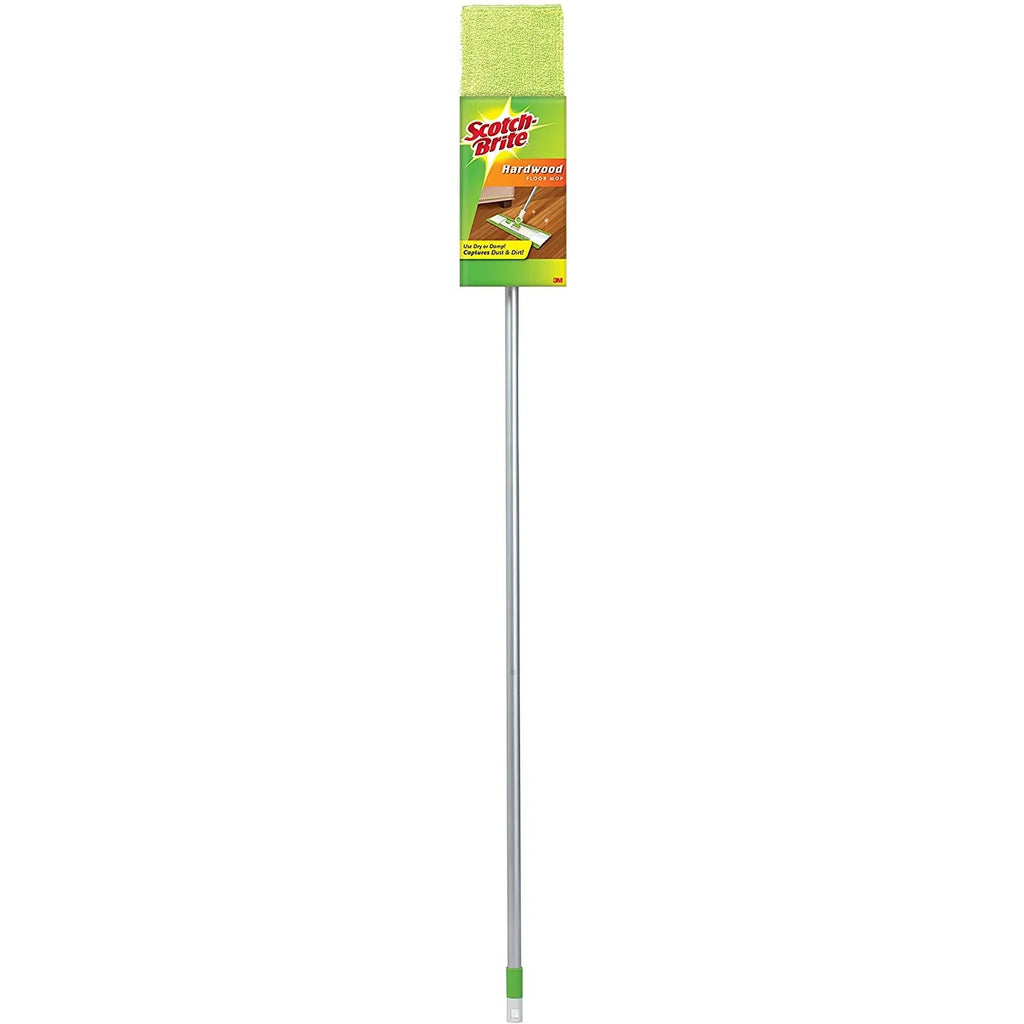 Scotch-Brite Hardwood (Green) Cleaning Mop Floor System Mop: Microfiber