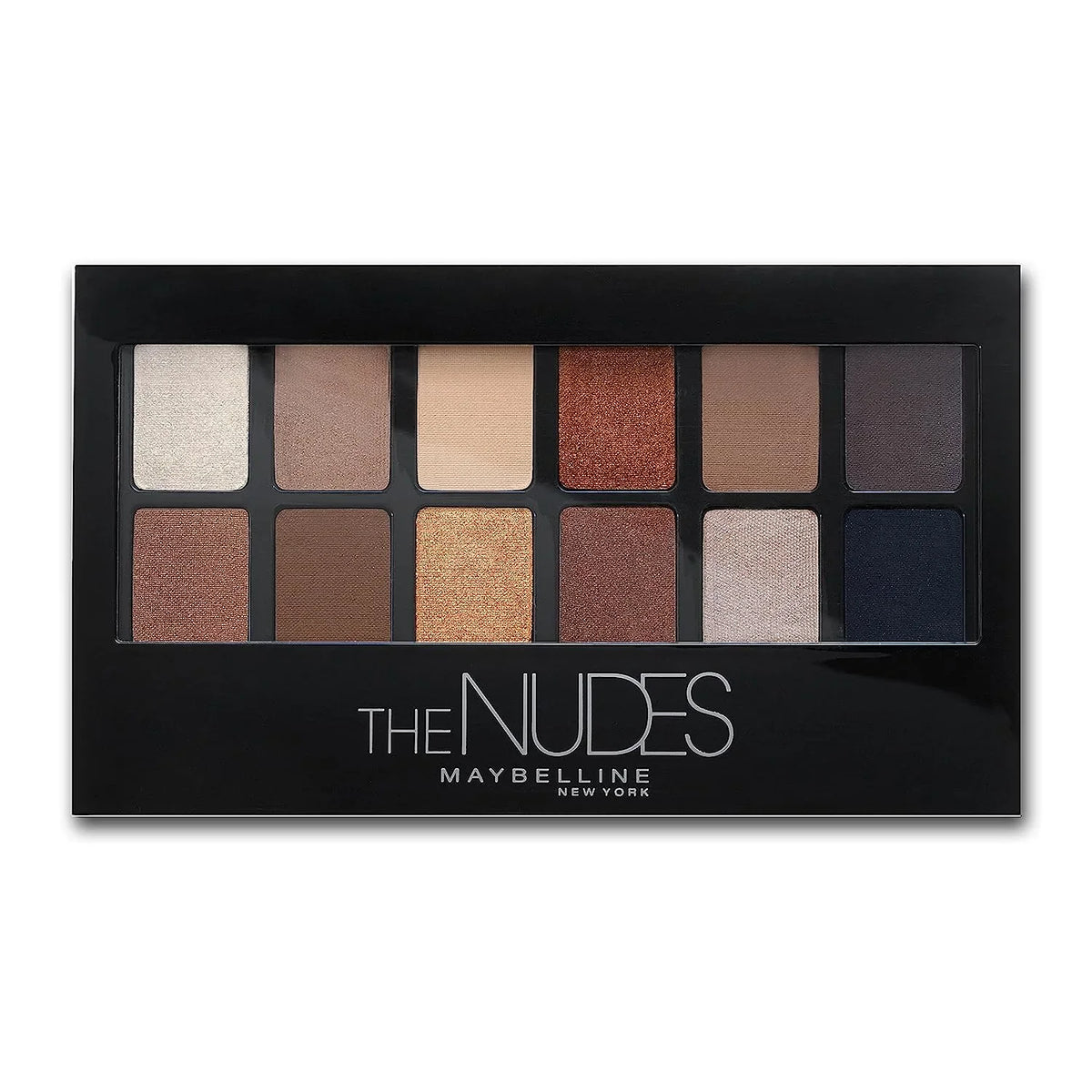The Blendable Eyeshadow Shades, 1 Nudes Pigmented Palette Matte and Count Shimmer Makeup, Powder, Maybelline 12