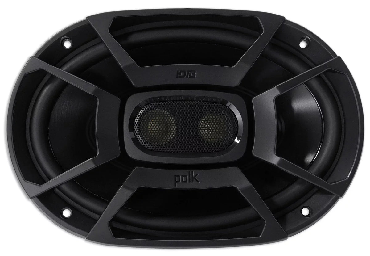 (2) Polk Audio Db692 6X9" 450 Watt Car Atv/Motorcycle/Boat Speakers + Rockmat