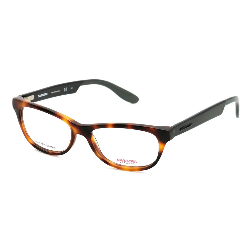 16 Havana/Black Rectangle Frames Womens 52 DAX CA5508 Carrera Eyeglasses 140