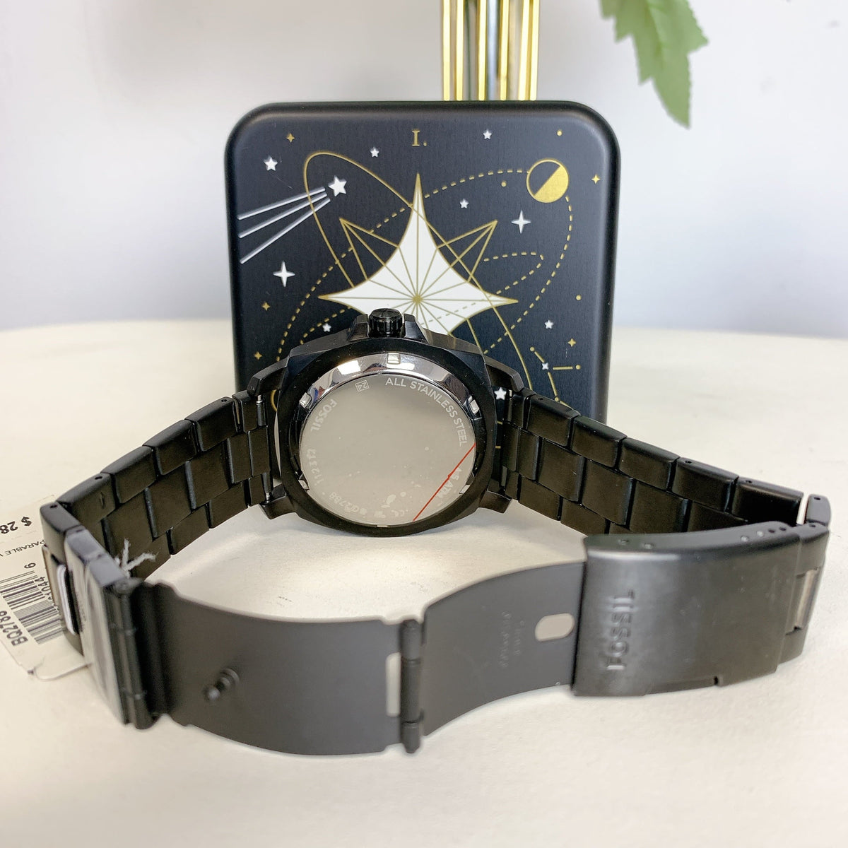 Fossil Twist Privateer Steel Stainless Black Watch BQ2788