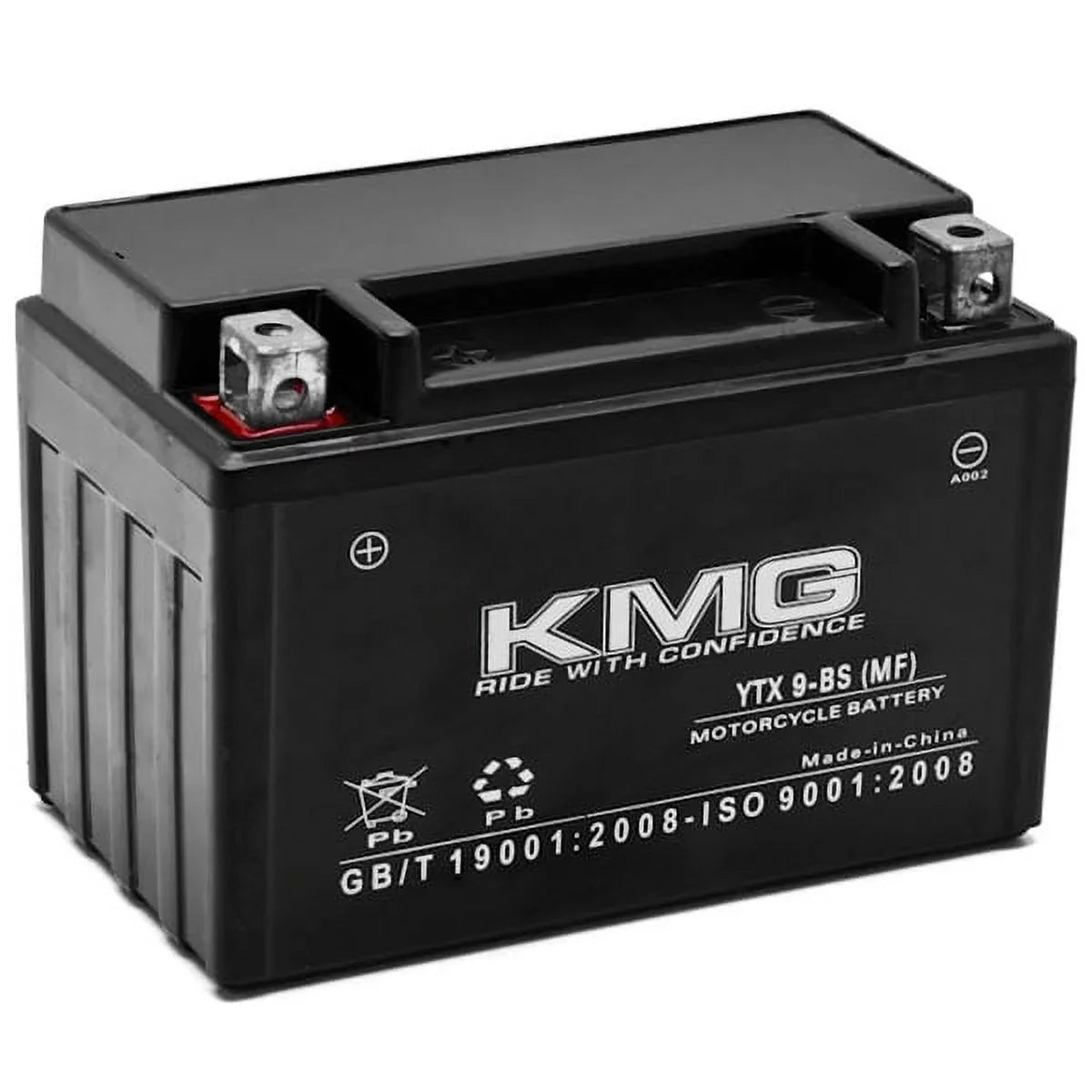 Kmg Battery Compatible With Suzuki 600 Gsx-R600 1997-2012 Ytx9-Bs Sealed Maintenance Free Battery High Performance 12V Smf Oem Replacement Powersport Motorcycle Atv Scooter Snowmobile