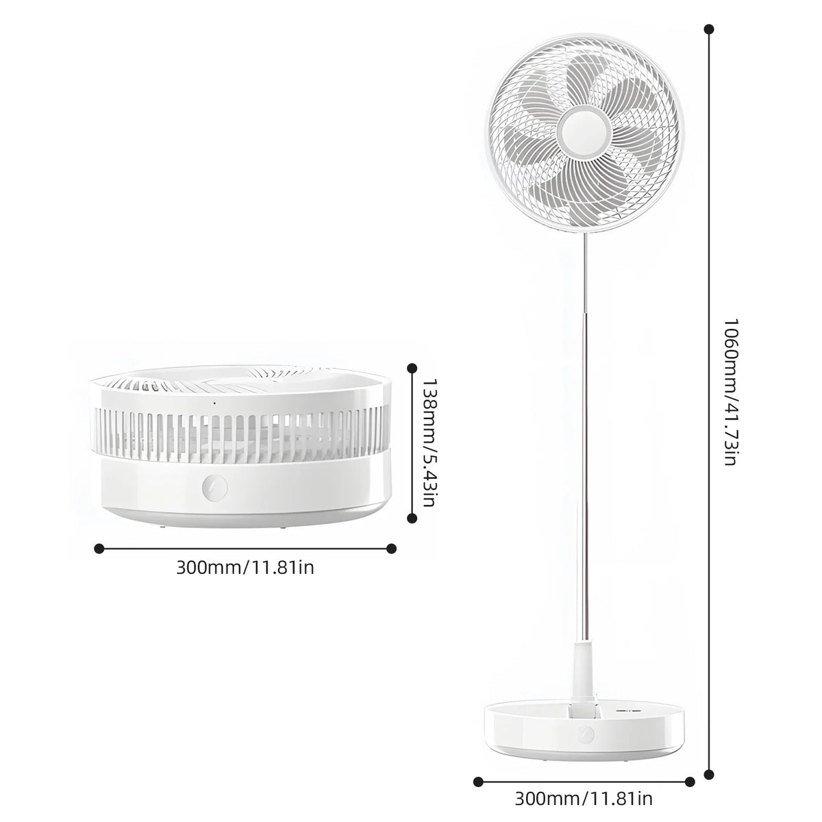 Adjustable With Remote Battery Timer Fan Battery Adjustable Portable 8 10800mah Quiet Collapsible Speeds Speeds Fan,Adjustable 8 With 10800mah Bedroom Dazzduo Pedestal Office Fan 8 Remote