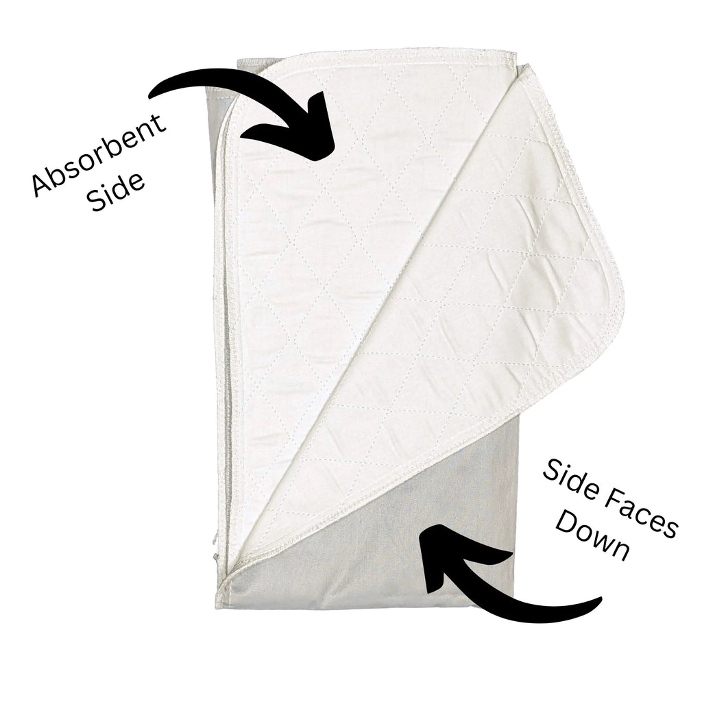 4 Pack Bed Pad Washable Incontinence Underpad - Absorbent Urinary Protection 34 X 36