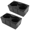 Compatible fits Beverage Mounted Auto Cups Super Front 2011-2016 with (flow Red Cup design) Black Console Floor F-250/F-350/F-450/F-550 Center Holder 2 Hound through 4 Inserts Holder Holds Duty