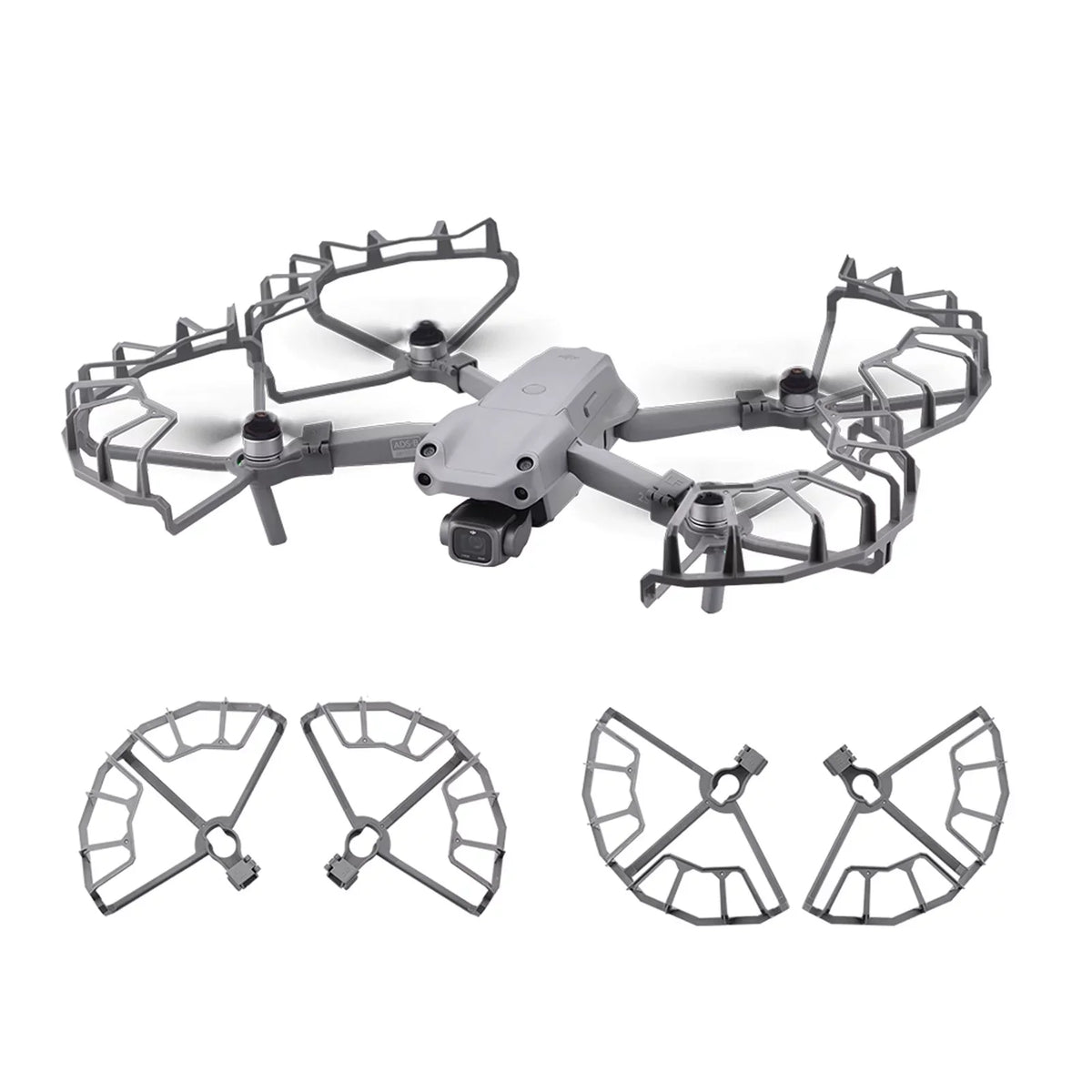 Drone Propeller Drone Protection Drone Guard Air Accessories ZiSUGP Leaf 2/Air For Propeller Ring Mavic Protection F Pro DJI 11 2S