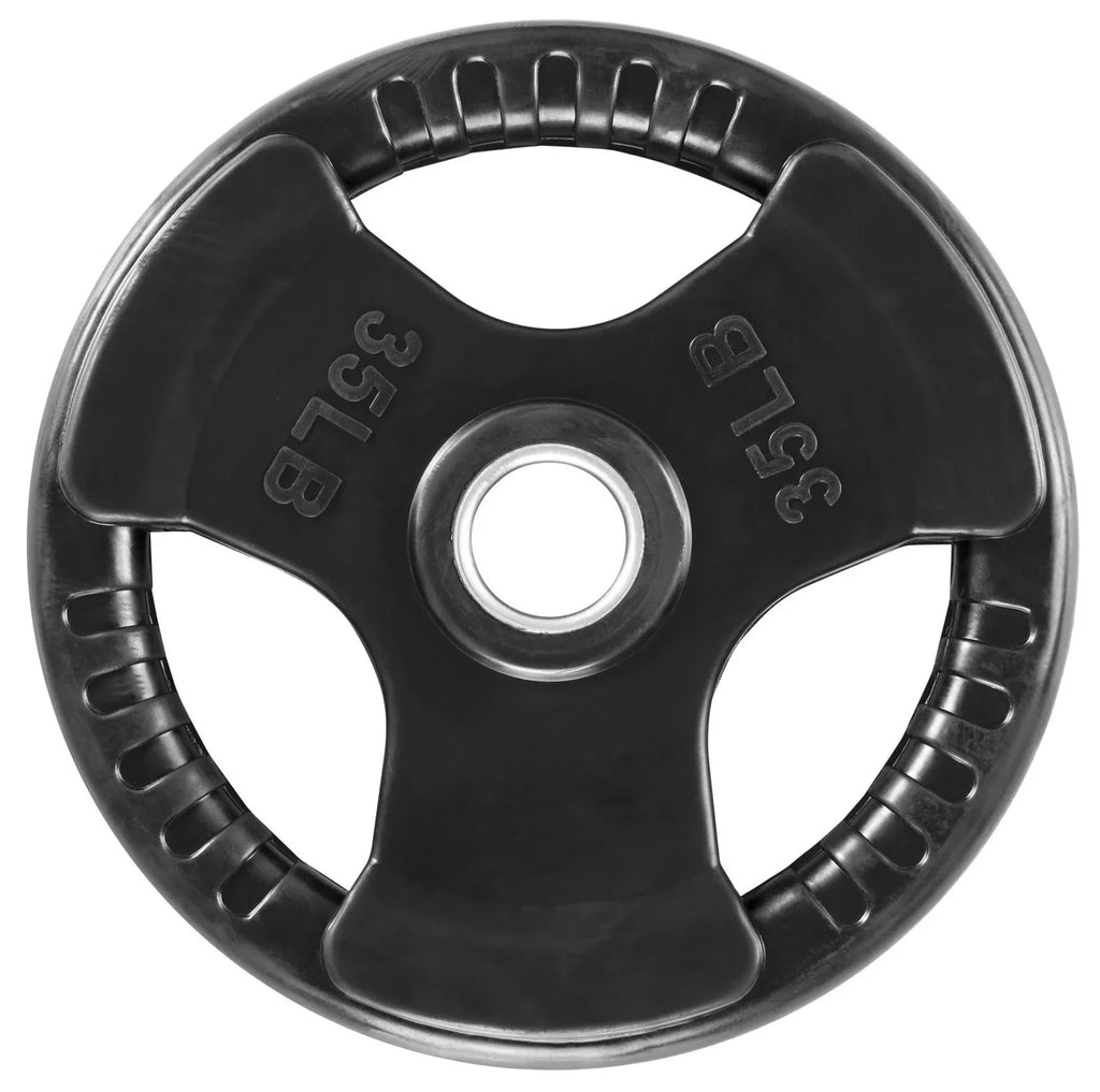 Grip Plate ft Rubber Bar Olympic (New) Set 395 Fitness w/7 Weight French lbs