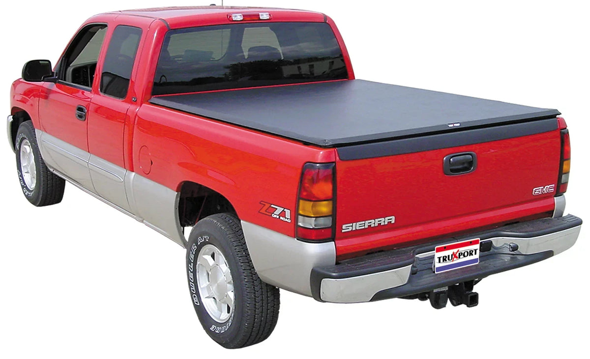 Truxedo Truxport Soft Roll Up Truck Bed Tonneau Cover | 280601 | Compatible With 2004-2006, 2007 Classic Chevy/Gmc Silverado/Sierra 1500 5' 8" Bed (68.4")