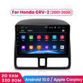 AWESAFE GPS Wireless 2005 Bluetooth CRV Inch 2004 FM 9 Link Radio Mirror Screen Stereo 2001 Navigator 2003 WiFi Touch with Auto 2006,2+32GB Android Honda Carplay Radio Car for 2002