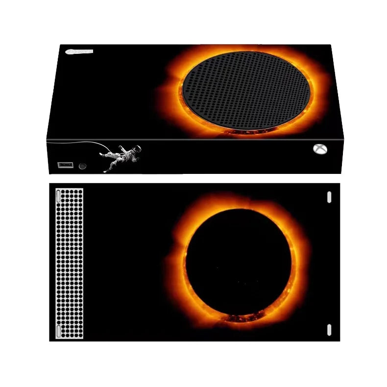 Gaming with Console Xbox All White Digital Sticker-Eclipse S and Xbox State Mytrix 512GB Series Body Drive Full Solid Wireless Controller Console Skin
