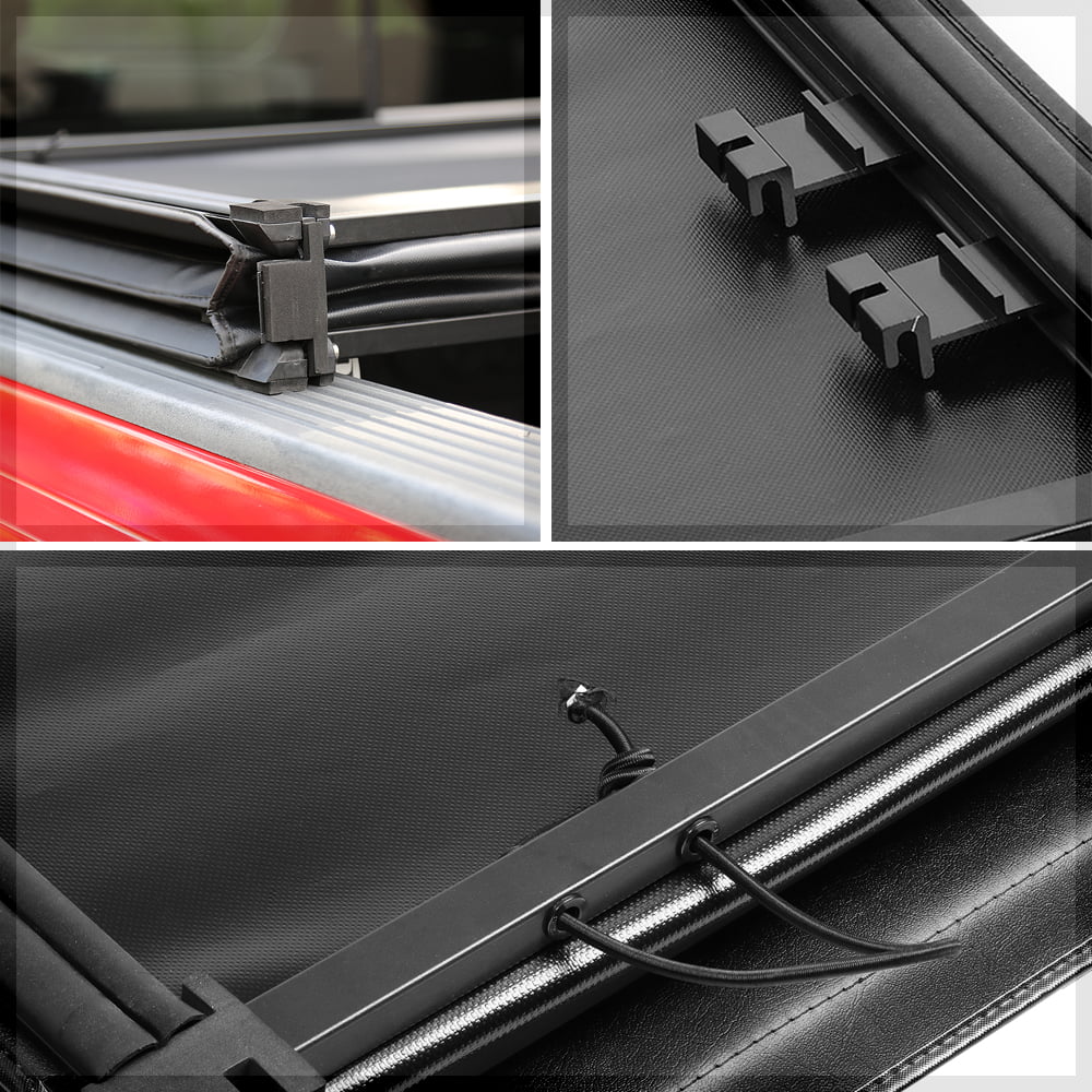 Tri-Fold Fleetside Tonneau Bed Ranger Soft Short 19-21 Truck Cover for 5Ft