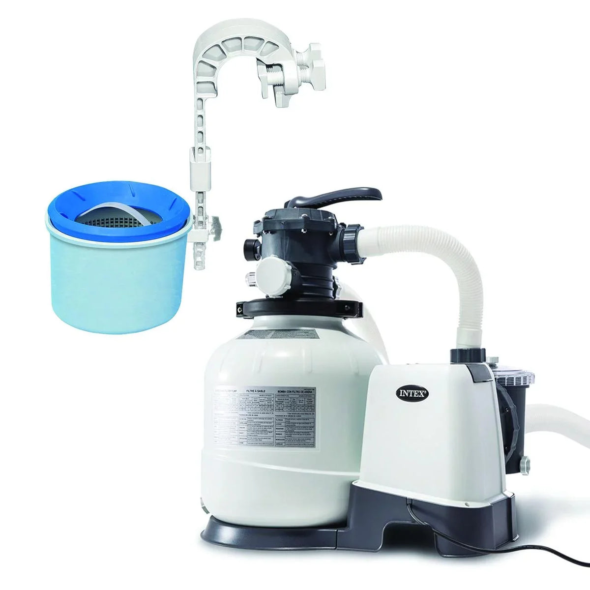 Intex Filter Ground Automatic w/ Pump Sand Skimmer Above Intex Pool Bundled