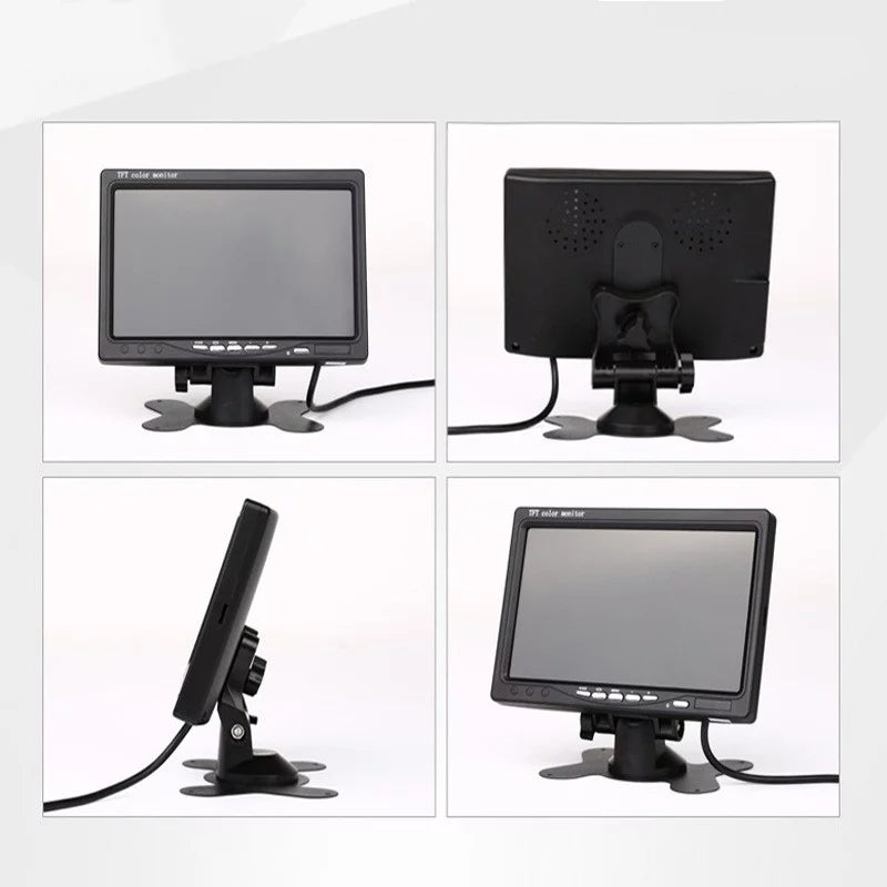 7'' Backup Camera And Monitor Kit System Back Parking Night Vision For Truck Rv